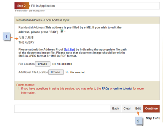 If you would like to update your residential address, please provide ...